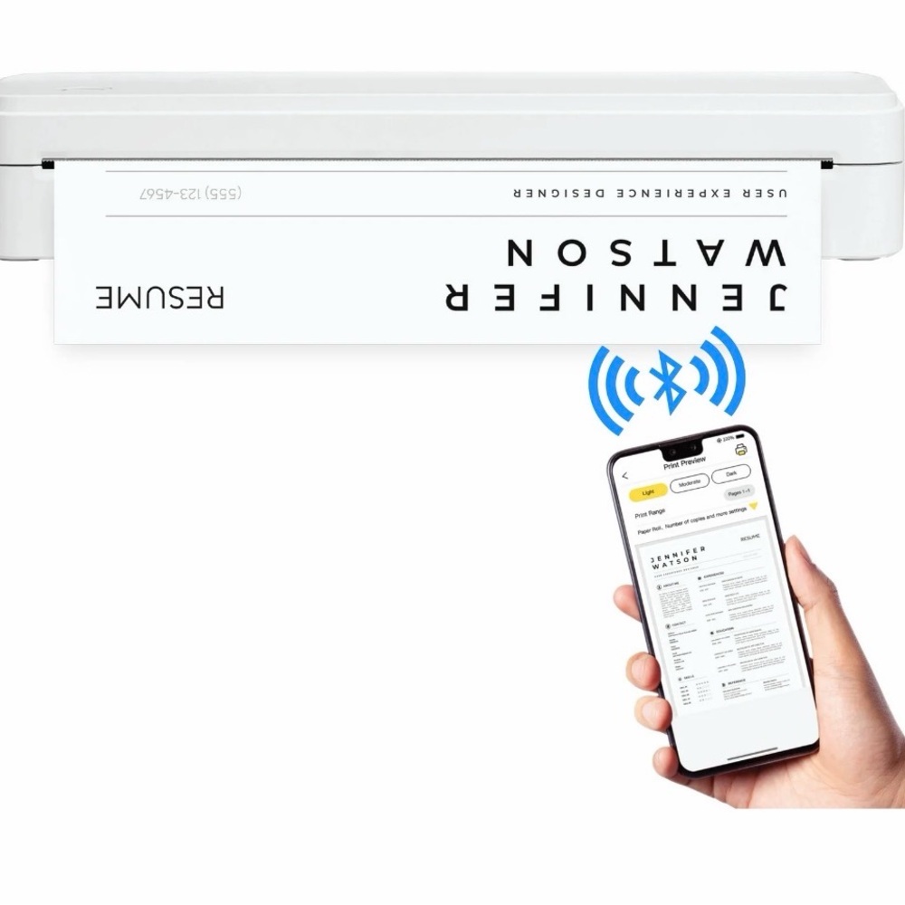 🆕 Ink-less Core Innovations Professional Wireless Thermal Printer